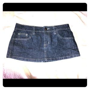 DENIM MINI SKIRT - SIZE S